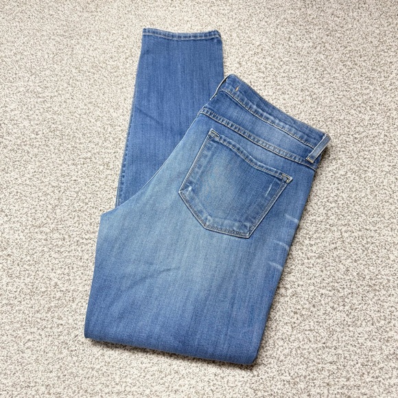 Women’s Flying Monkey Ankle‎ Skinny Distressed Medium Wash Blue Jeans Size 27x28 - Picture 3 of 9